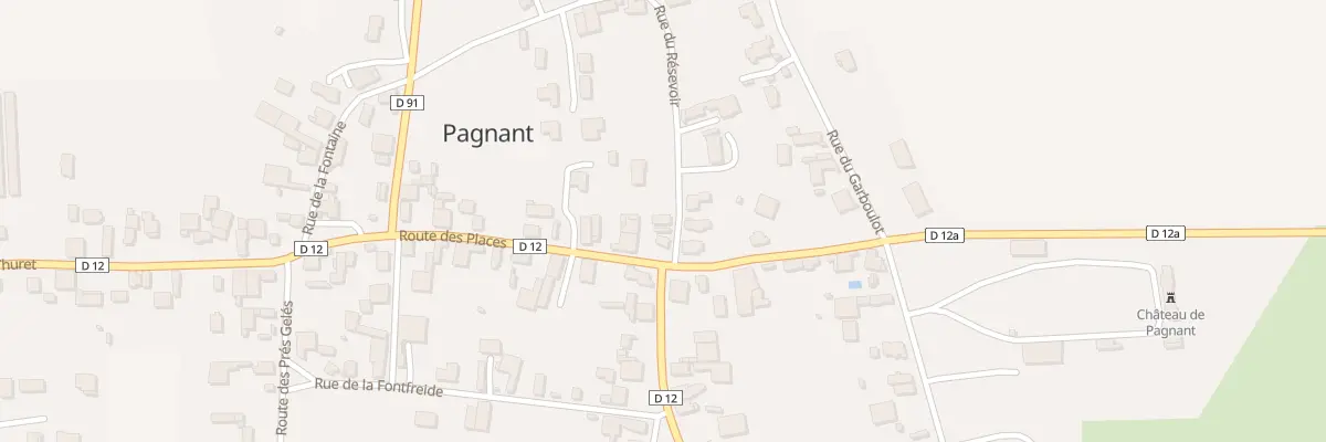 Plan du 10 Rue du Réservoir - Pagnant à Saint-André-le-Coq