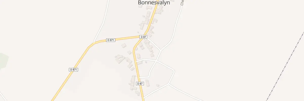 Plan du 10 Rue Saint Martin à Bonnesvalyn