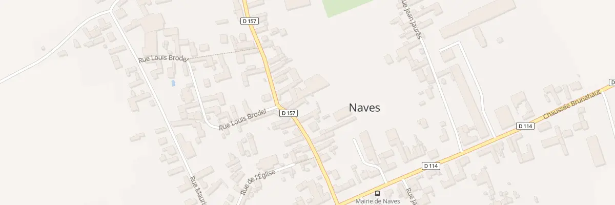 Plan du 10 Rue Malherbe à Naves