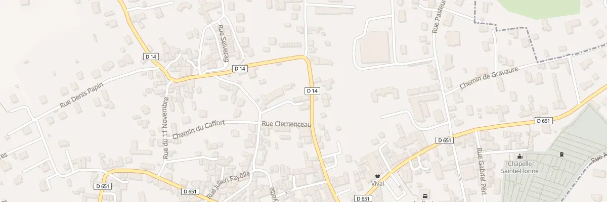 Plan du 13 Rue de Belgique à Sainte-Florine