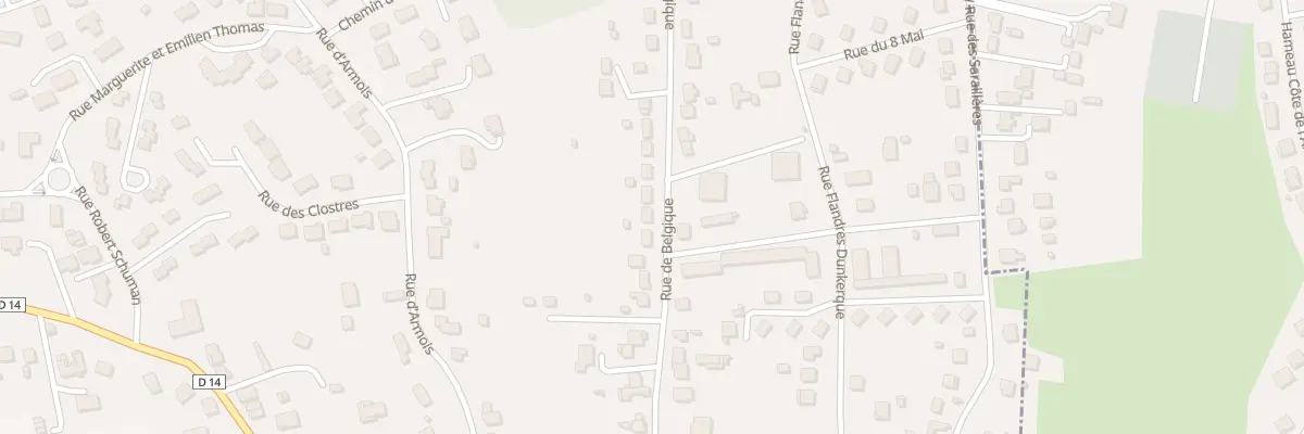 Plan du 51 Rue de Belgique à Sainte-Florine