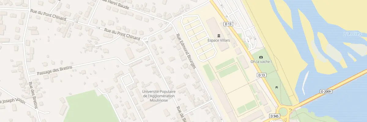 Plan du 41 Rue Edmond Bourges à Moulins