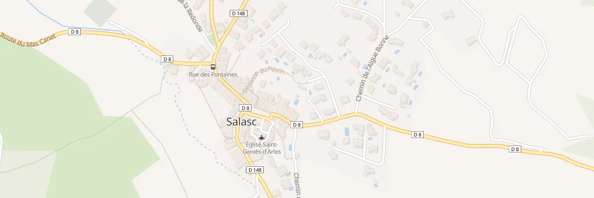Plan du 5403 Le Village à Salasc
