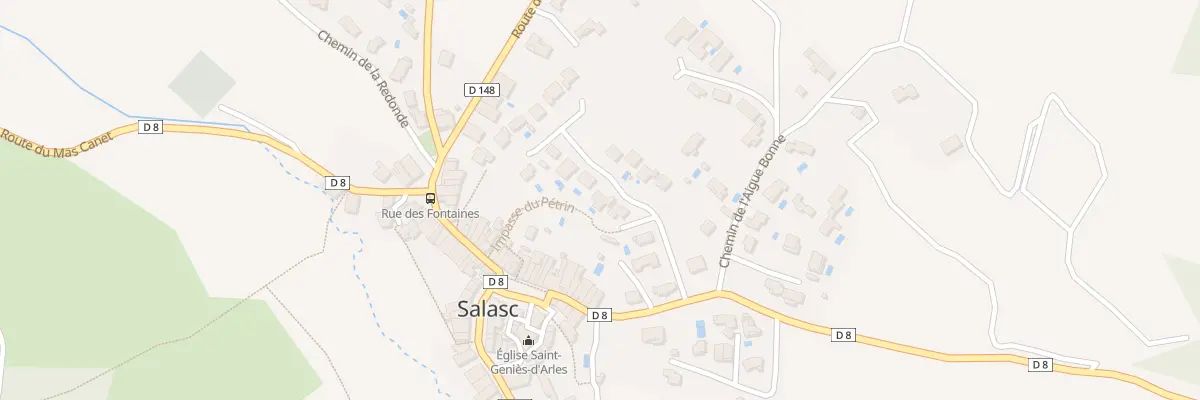 Plan du 105 Font Albe à Salasc