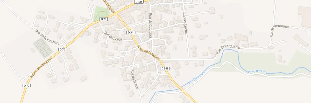 Plan du 9 Pl de la Mairie à Bouzel