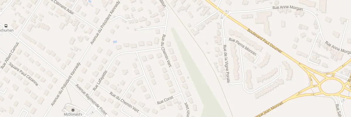 Plan du 44 Rue du Chemin Vert à Soissons