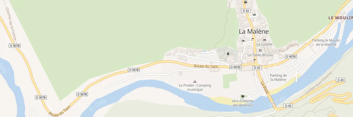 Plan du 3 Lot Communal à La Malène