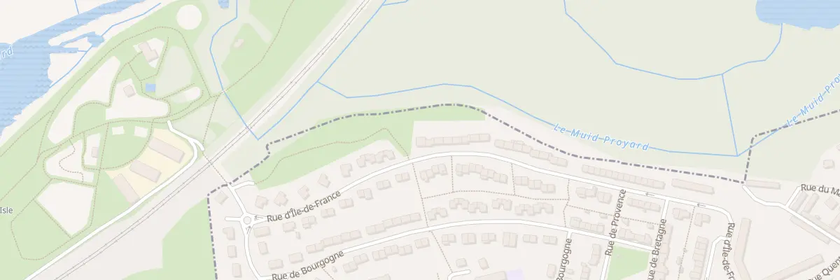 Plan du 454 Rue d’Ile de France à Harly