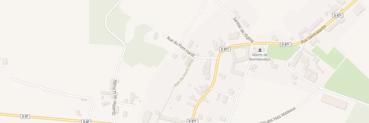 Plan du 5 Rue du Pont Hardi à Bonnesvalyn