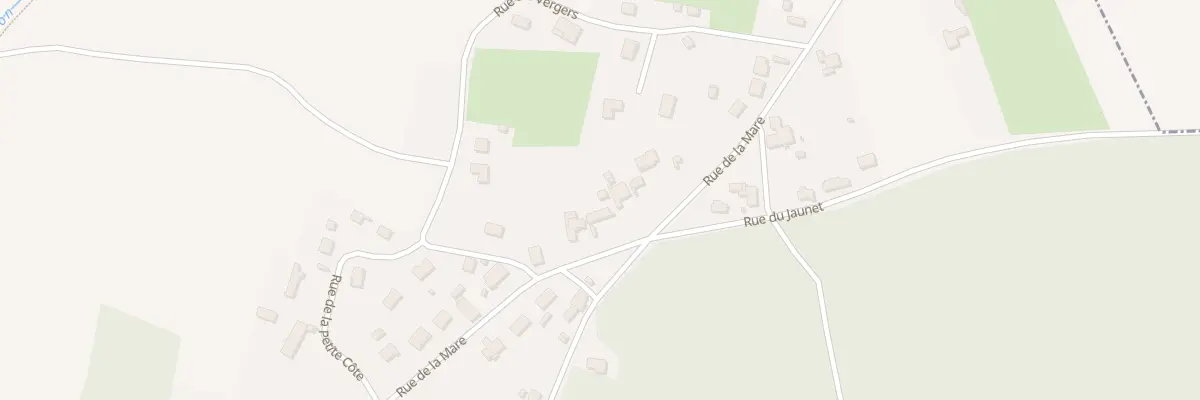 Plan du 14 Rue de la Mare à Biozat