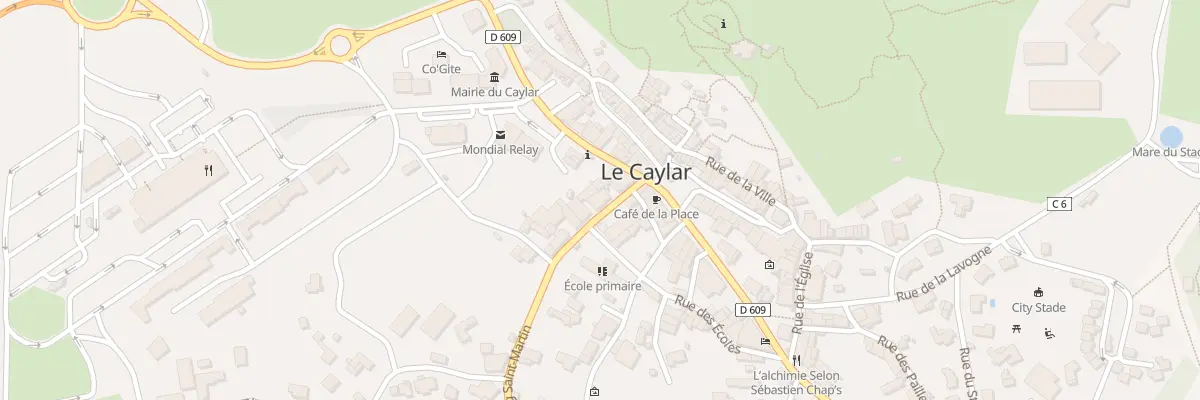 Plan du 34 Fg Saint Martin au Caylar