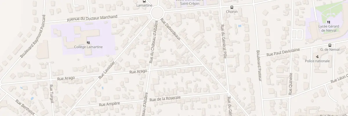 Plan du 8 Rue des Tranchées à Soissons