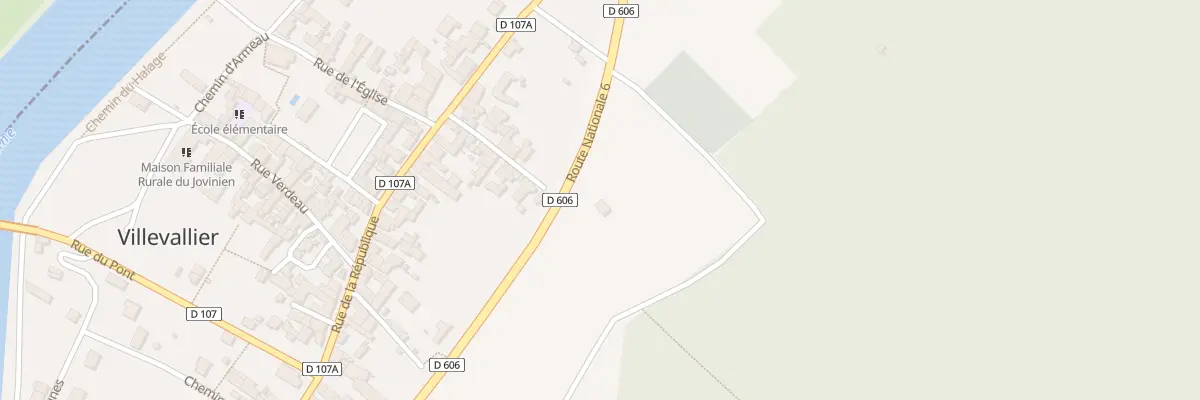 Plan du 254 Le Château à Villevallier