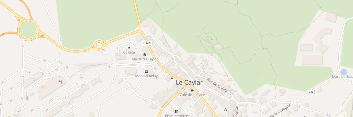Plan du 84 Rue du Portal Blanc au Caylar