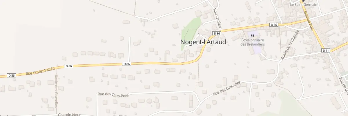 Plan du 50 Rue Ernest Vallée à Nogent-l’Artaud