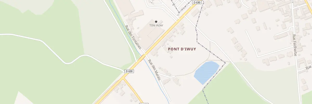 Plan du 3 Rue du Pont d’Iwuy à Thun-Saint-Martin