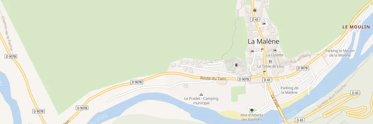 Plan du 5211 Lot Communal à La Malène