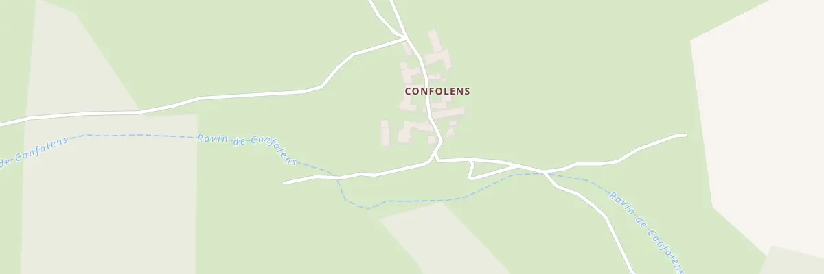 Plan du 5010 Confolens à Chazelles