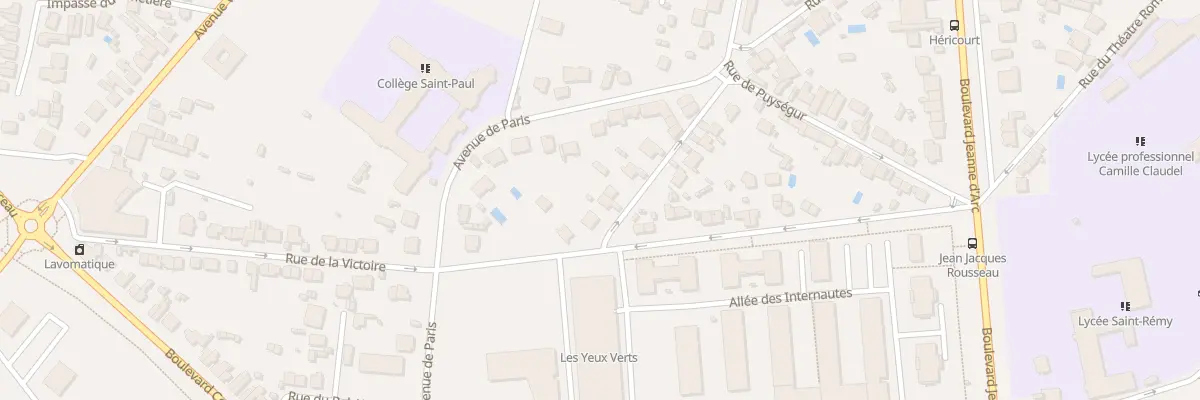 Plan du 10 Rue de Villers-cotterêts à Soissons