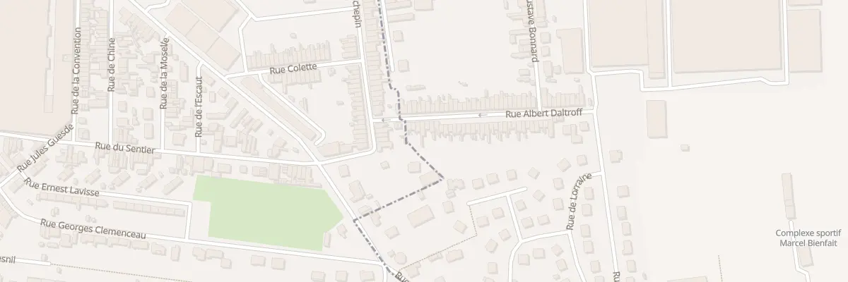 Plan du 22 Rue Albert Daltroff à Harly