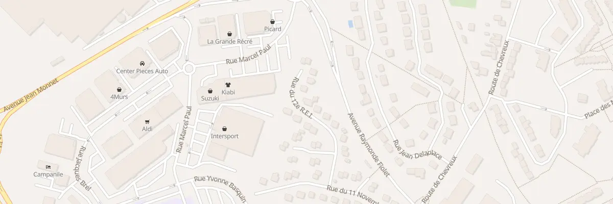 Plan du 14 Rue du 12e R E I à Soissons