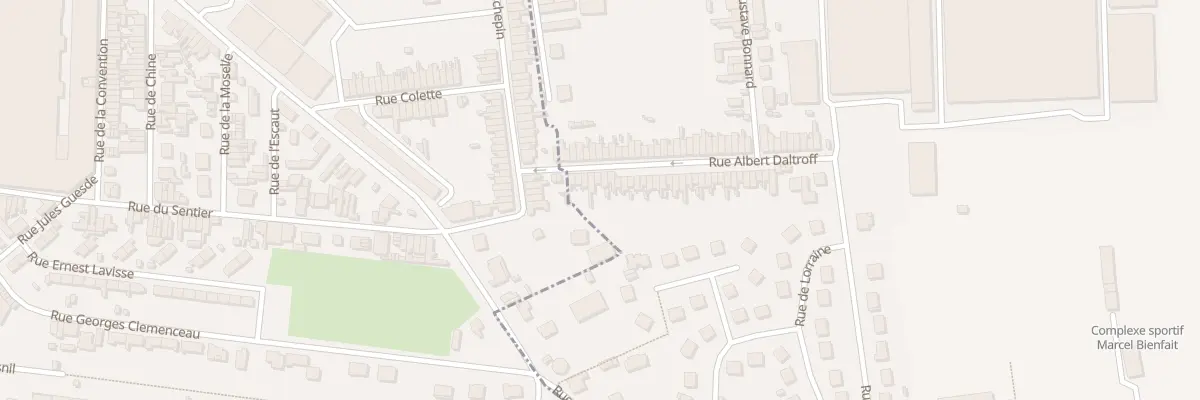 Plan du 30 Rue Albert Daltroff à Harly