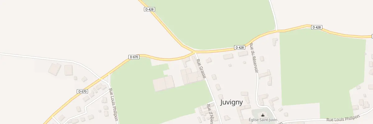 Plan du 1 Rue de la Sablonnière à Juvigny