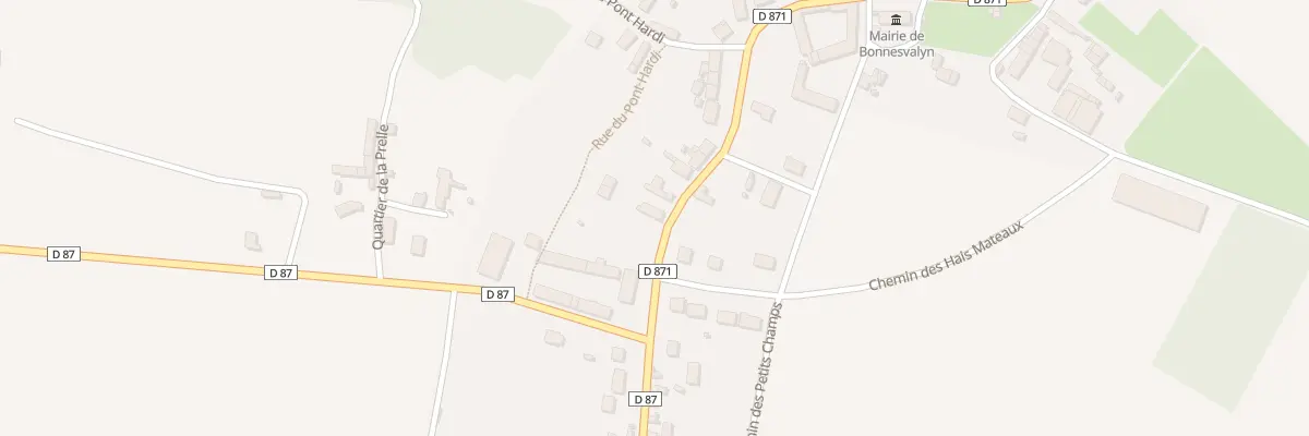 Plan du 35 Rue Saint Martin à Bonnesvalyn