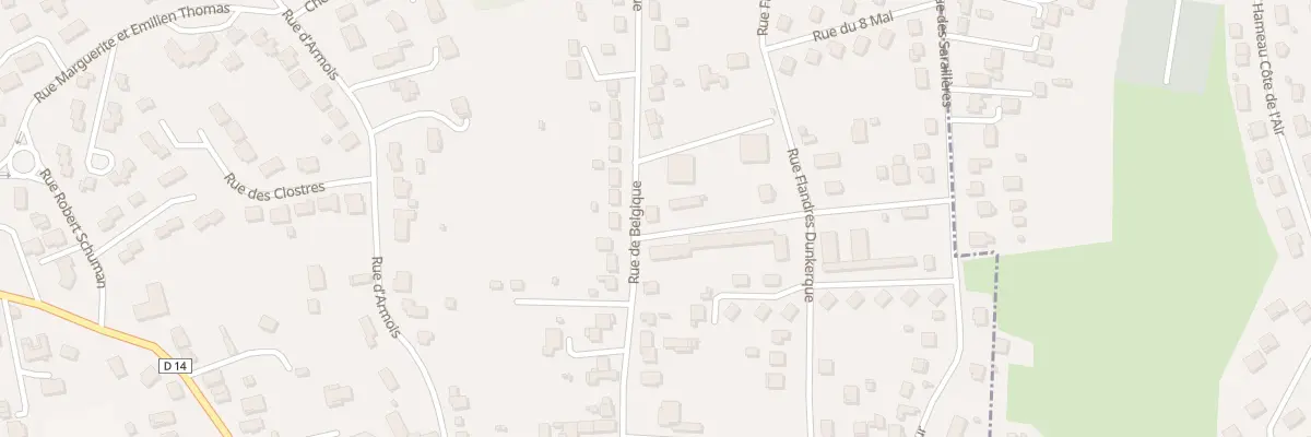 Plan du 42 Rue de Belgique à Sainte-Florine