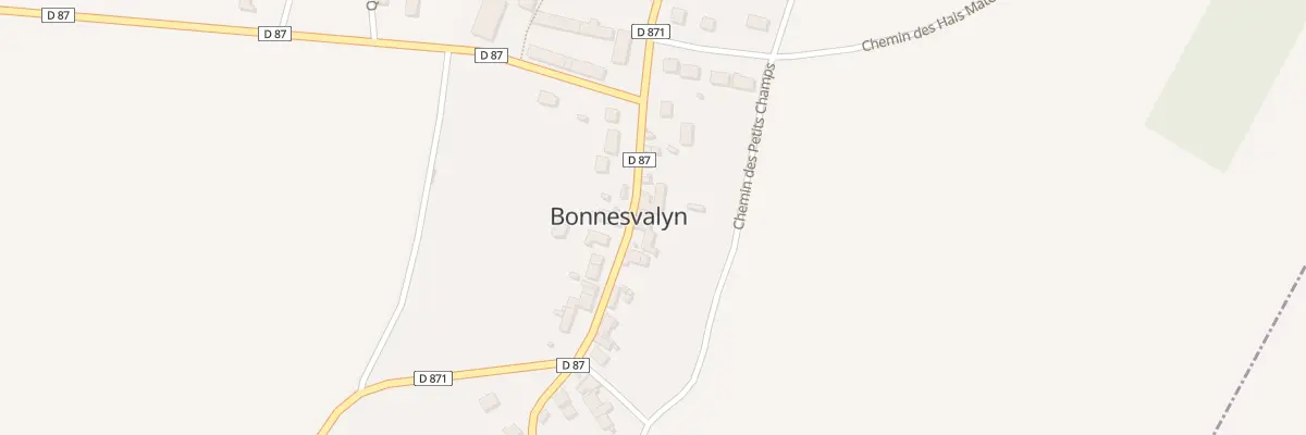Plan du 30 Rue Saint Martin à Bonnesvalyn
