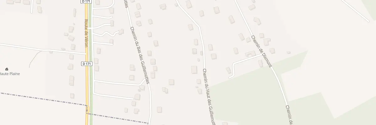Plan du 32 Che du Ht des Guillemottes à Rosoy