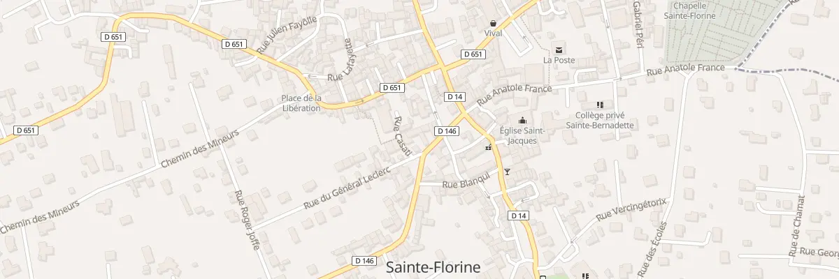 Plan du 16 Rue Royale à Sainte-Florine