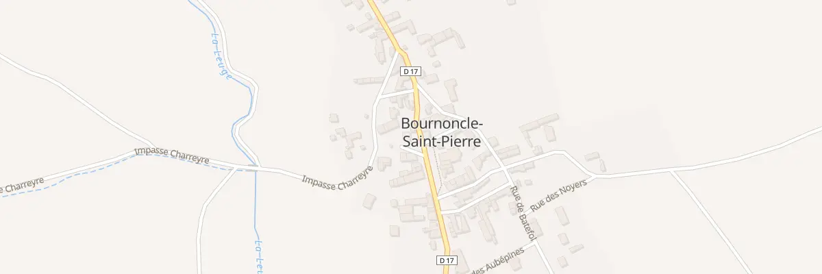 Plan du 6 Rue des Carrieres à Bournoncle-Saint-Pierre