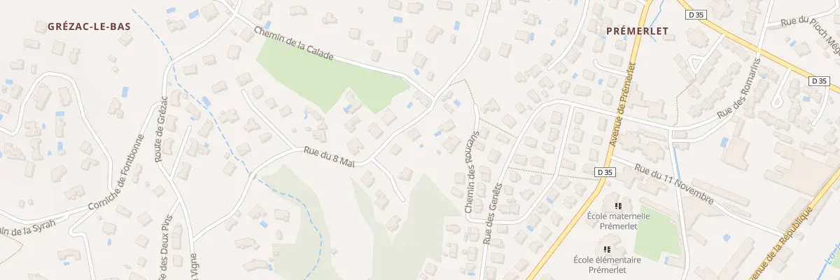 Plan du 352 Rue du Huit Mai à Lodève