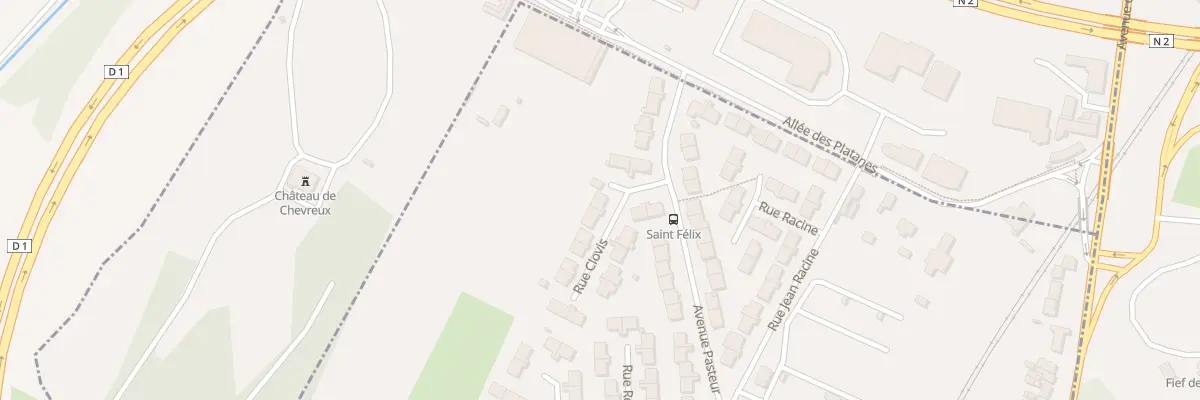 Plan du 6 Rue Clovis à Courmelles