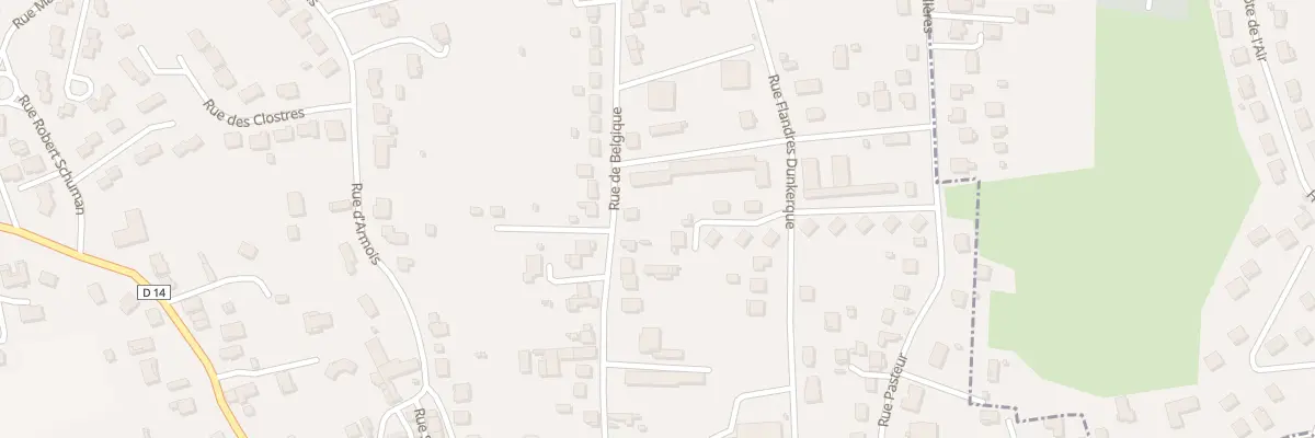 Plan du 40 Rue de Belgique à Sainte-Florine