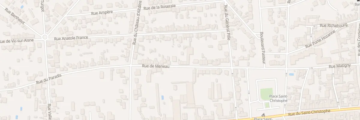 Plan du 32 Rue de Meneau à Soissons