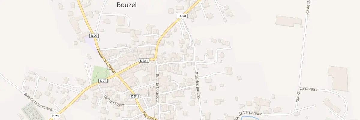Plan du 7 Rue de la Virie à Bouzel