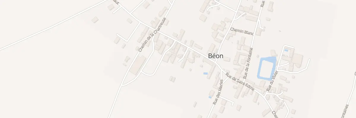 Plan du 9 Rue de la Cour d’En Haut à Béon