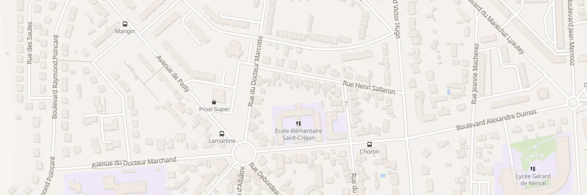 Plan du 21 Rue Henri Salleron à Soissons