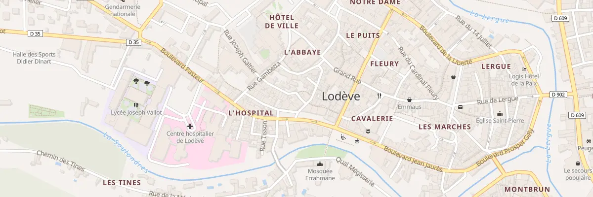 Plan du 3 Rue Capiscolat à Lodève