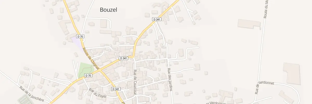 Plan du 11 Rue de la Virie à Bouzel