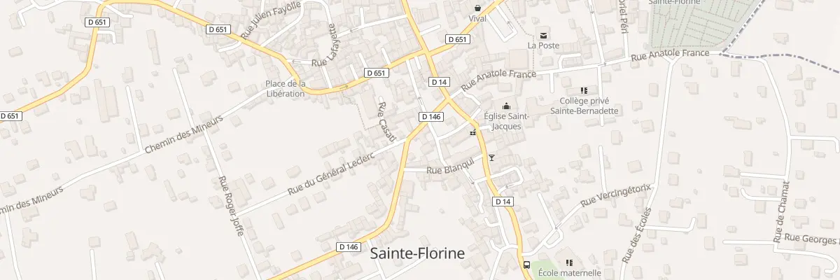 Plan du 7 Rue Royale à Sainte-Florine
