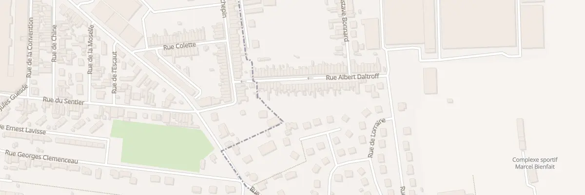 Plan du 60 Rue Albert Daltroff à Harly