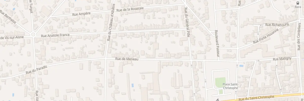 Plan du 28 Rue de Meneau à Soissons