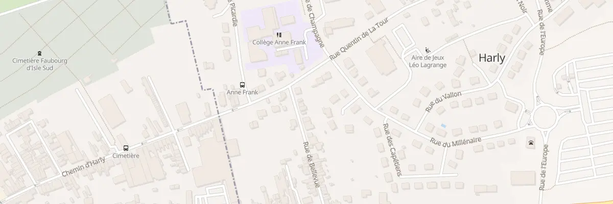 Plan du 29 Rue de Bellevue à Harly