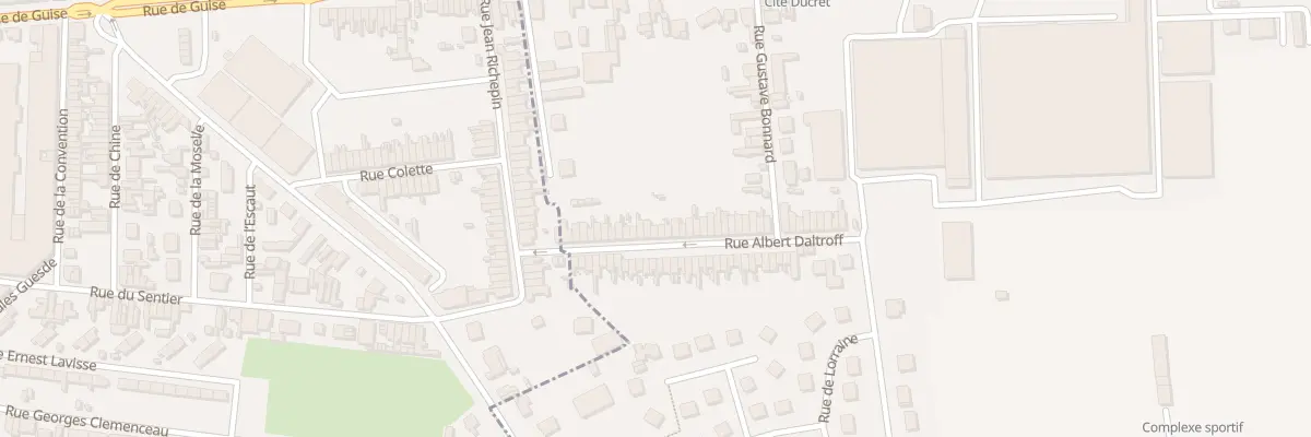 Plan du 67 Rue Albert Daltroff à Harly