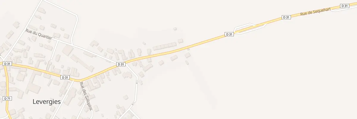 Plan du 3 Rue de Sequehart à Levergies