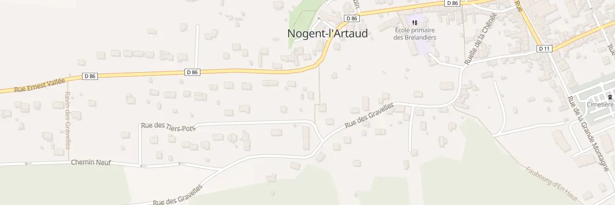 Plan du 2 Rue des Tiers Pots à Nogent-l’Artaud