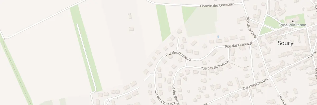 Plan du 30 Rue des Ormeaux à Soucy